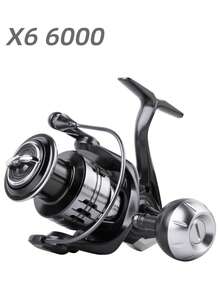 BILLINGS 旋轉式釣魚捲線器 10KG 最大拉力 鋁合金線杯 適合編織線 5.2:1 齒輪比 適用淡水與海水 碳纖維/尼龍機身 - 彩色 - 查看 16