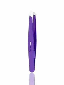High Precision Eyebrow Tweezers, Stainless Steel Eyebrow Trimming Tweezers, Suitable For Fine Hair & Beard, Ultra-Thin Flat Head Trimming Tool, Suitable For Home And Salon Use - A - View 10