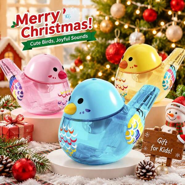 Water Bird Whistle Toy Below To Make Sound, Adjustable Sounds By Water Level, Interactive Sensory Toy, Party Supplies, Birthday Summer Outdoor Game Gift For Boys Girls Back To School