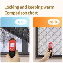 Winter Thermal Curtains, Insulated Windproof Sealed Windows, Cold-Proof Heat Insulation, Sunshade, Soundproof, Heavy-Duty Windproof Warmth, Blocks Cold Air, Keeps Cool In Summer, Suitable For RVs, Dorms, Rooms, Offices - Thermal Curtains - View 9