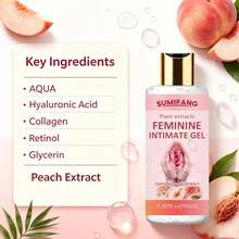 SUMIFANG 100ml Peach Plant-Based Intimate Care Gel – Keeps Intimate Area Fresh And Clean; Gentle Cleansing With Plant-Based Formula; Suitable For All Skin Types - View 5