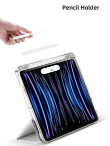 DANYCASE 保護殼，相容於 iPad A16 2025、Air 11/13、M3 2025、Mini 7 A17、Pro 2024、Air 11/13、M2 2024、Pro 11/13、M4 2024、Pro 12.9、7/8/9代、10.2、10代、10.9、Air 4/5、10.9、Pro 11、4/5/6代、Mini 6 - 灰色 - 查看 6