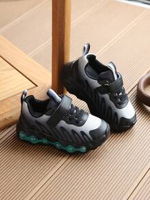 1 Pair 2026 New Boys' Shoes, Baby Girls' Sports Shoes - Black - View 2