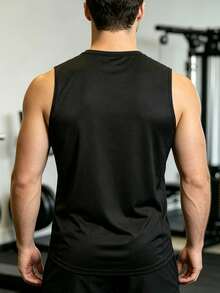 Men's 4-Pack Sports Fitness Tank Tops, Suitable For Sports And Fitness Wear - Multicolor - View 8