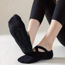 Women's Non-Slip Yoga Socks (1/3/5/6/10 Pairs) – Non-Slip Neutral Medical Style Socks With Ankle Support And Cushioning - Multicolor - View 9