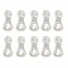 10pcs 3.5 Inch Heavy Duty Transparent Plastic Spring Clamps | Multi-Purpose Balloon Arch Fixing Clips, Suitable For Backdrop Fixing, Durable Craft Clamps, Applicable For Birthday Party, Wedding Decoration, Halloween, Christmas Decoration, Woodworking Projects And Photography Studio, Essential Tool Set For Enthusiasts. - Upgraded Version - View 4