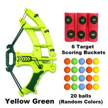 Small Ball Crossbow Launcher Trainer, Load Small Balls Into Crossbow, Pull Bow To Aim And Shoot. Indoor/Outdoor Interactive Target Practice Trainer. - Red - View 12