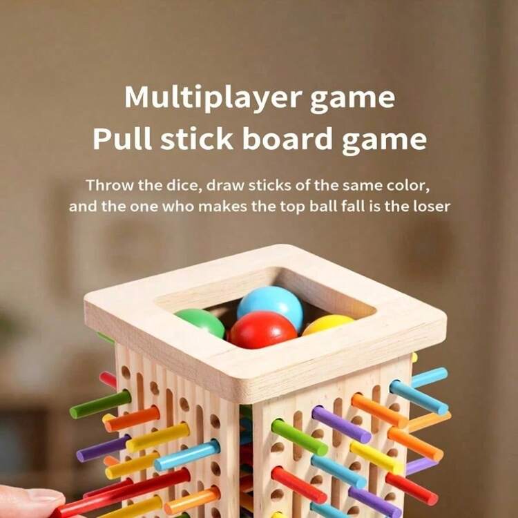 這款 3-in-1 玩具棒遊戲包含 1 件，提供三種不同的玩法，帶來豐富樂趣。光滑表面保護您的雙手。此遊戲有助於顏色辨識、感官訓練，並能幫助培養思考能力，同時增進耐心與專注力。 - 查看 6