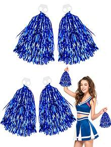 Sparkling Cheering Squad Hand Flower With No Shedding Design Sleek Cheer Hand Flowers For Dancers Fans Dense Cheerleader Pom Poms To Hold In Stage Show 2026 World Cup Cheerleader Pompoms Soccer Cheer Stuff Basketball Cheerleading Golf - Hand-cranked Flowers - View 2