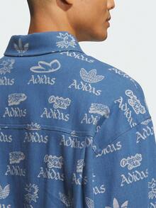Adidas/Adidas Authentic 三葉草男款寬鬆版型滿版印花時尚襯衫 JN1662 - JN1662 - 查看 3