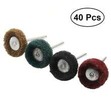 40XDouble Wheel Buffing Polishing Set For  Rotary Tool Bit Accessories Kit - C - View 8