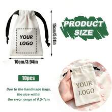 5pcs/10pcs/20pcs Tas Kado Serut dengan Motif Kustom - Hadiah untuk Wanita/Pria - Penutup Serut Elegan - Tas Perhiasan dengan Motif/Logo/Teks yang Dipersonalisasi - Ukuran 6 x 3,94 Inci, Sempurna untuk Souvenir Pernikahan, Ulang Tahun - MultiWarna - View 6