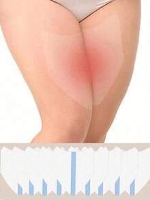 2/6/12pcs Thigh Chafing Protection Patches, Transparent Invisible Thigh Anti-Friction Patches, Waterproof And Breathable, Unisex, Waist Side Protection Patches, Prevent Thigh Friction, Valentine's Day Gift, Birthday Gift - A - View 5