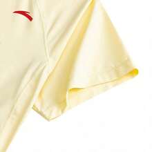 Anta Butterfly Back Ice Silk T-Shirt | UV Protection Sun Protection Short Sleeve T-Shirt For Women, Moisture-Wicking Breathable Running Sports Top - Metallurgical Yellow-2 - View 3