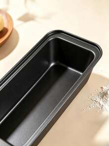 Carbon Steel Non-Stick Loaf Bread Pan Rectangular Cake Mold Bakeware For Toast Meatloaf Brownie - Black - View 6