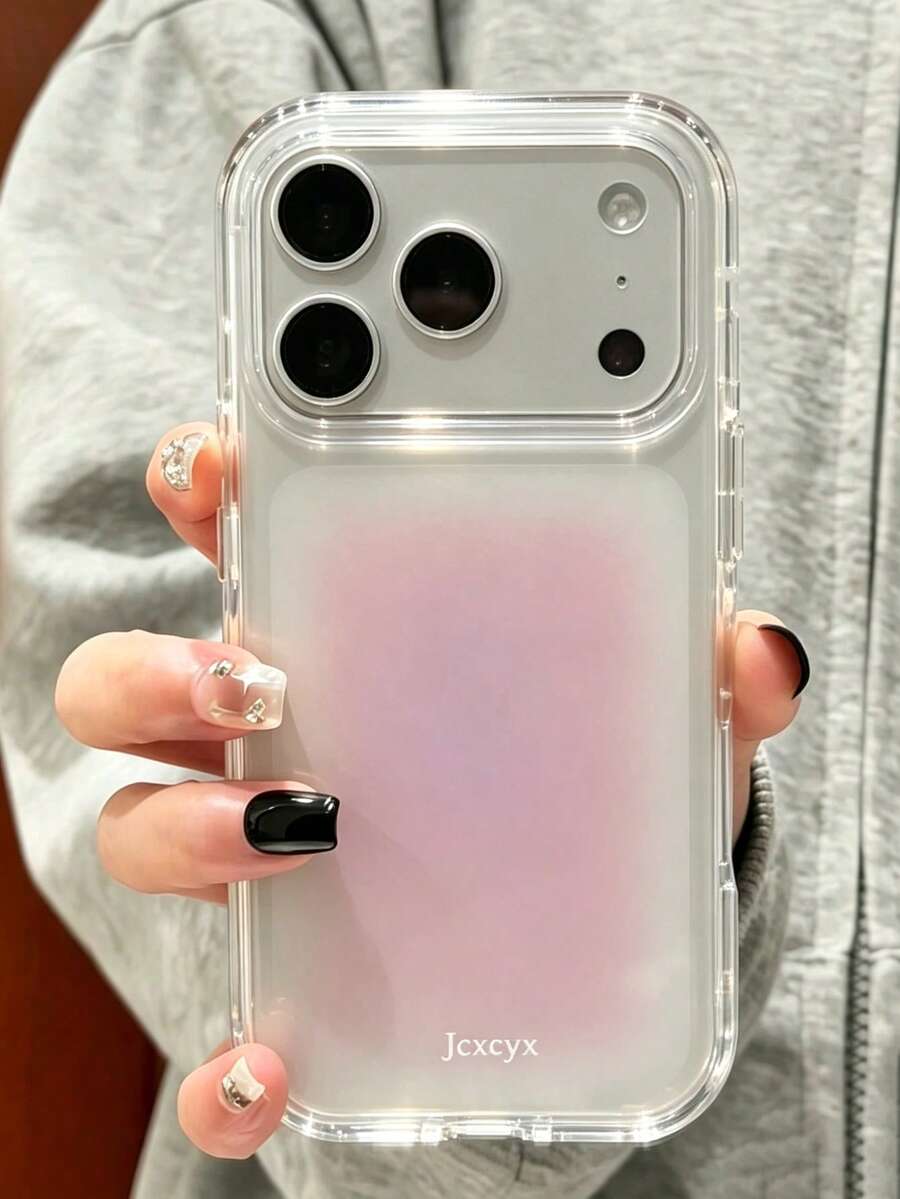 Casing Ponsel Lembut Gradien Warna Permen Transparan Premium Y2K, Kompatibel dengan iPhone 17 Pro Max 17 Pro 16 Pro 16 Pro Max 15 Pro Max 15 Pro 14 Pro Max 14 Pro 13 Pro Max 14 15 16 Plus 15 17 13, Casing Ponsel Gaya Macaron Musim Panas yang Lucu - Bedak noda - View 1