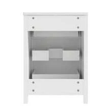 61 X 47 X 83, Freestanding Vanity, Fully Painted, Three Drawers, Soft-Close Slides, Single-Piece Ceramic Sink, White. - 1 - View 10