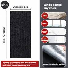 Self-Adhesive Cat Scratch Pad, Cuttable Cat Carpet Mat, Furniture Sofa Corner Indoor Sofa Wall Protection Sticker - 30*100cm - View 16