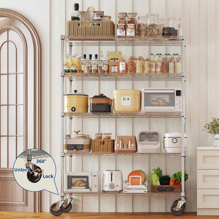 Stackable Can Rack Organizer - 5 Layers - View 1