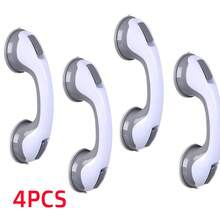 No Drill Vacuum Suction Bathroom Assist Grab Bar, Non-Slip Removable Shower Support Handrail For Tub & Toilet, Grip For Seniors Disabled Family, Optional 2 Pack / 4 Pack - 2 Gray - View 7