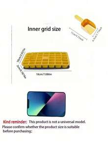 Press-Type Ice Cube Mold With Ice Cube Storage Box - Multiple Styles and Colors - View 8
