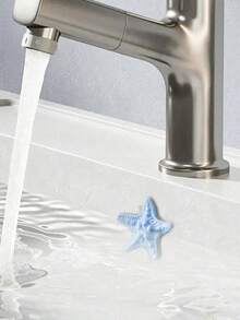 Starfish Silicone Sink Overflow Drain Plug Cover, Easy Install Overflow Ring Cap, Decorative Drain Hole Cover For Wash Basin And Bathtub, Effectively Prevents Water Accumulation, Universal For Kitchen And Bathroom Sinks, Home Bathroom Decor Accessory - Multicolor - View 5