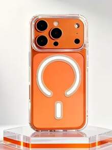 透明壓克力磁吸手機殼 夏季創意皮膚紋理磨砂保護殼，適用於 iPhone 17 Pro Max 17 Pro 16 Pro Max 16 Pro 15 14 13 12 Pro Max Plus 11 13 16 17 系列 - 無色 - 查看 6