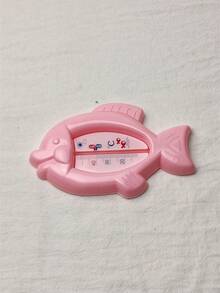 1pc Minimalist Fish-Shaped Cartoon Water Thermometer Indoor Temperature Gauge ABS Material Bathroom Decor - Multicolor - View 9