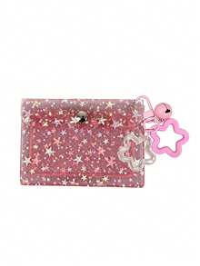 Sparkling Star Credit Card Holder Storage Box With Hook, Bell & Flower Pendant Photo Display Frame, Also Functions As Bus Card Sleeve, ID Holder, Coin Purse, Small Pouch, Compatible With Instax Photo Paper, Idol Photocards, Bank Cards, Earrings And Other Mini Items, Sweet & Cool Y2K Millennium Style, Suitable For Students And Idol Fans For Daily School, Commuting, Shopping, Gatherings, Concerts, Graduation Season, Back To School, Teacher Gift, For Fellow Fans, Family And Friends - Multicolor - View 13