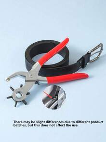 Multifunctional Belt Punch Tool, Universal Handheld Belt Punch Tool, Leather Belt Hole Punch Pliers, 8.5 Inch Heavy Duty Rotating Leather Belt Manual Puncher, Suitable For Watch Straps, Shoulder Straps, Dog Collars, Fabric, DIY Home - Multiple Styles - View 11