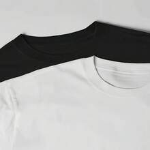 T-shirt essenziale Astronaut Capybara, classica, tutte le taglie, unisex - nero - Visualizzare 2