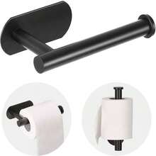 1pc Modern Kitchen Paper Towel Holder, No Drilling Required, Equipped With Strong And Mark-Free Adhesive, Roll Dispenser, Can Be Hung Under Cabinet, Space-Saving Vertical Storage Rack - Multicolor - View 2