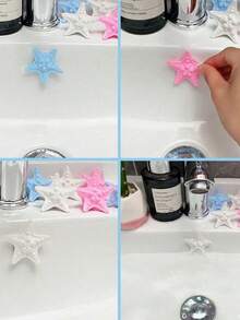 Starfish Silicone Sink Overflow Drain Plug Cover, Easy Install Overflow Ring Cap, Decorative Drain Hole Cover For Wash Basin And Bathtub, Effectively Prevents Water Accumulation, Universal For Kitchen And Bathroom Sinks, Home Bathroom Decor Accessory - Multicolor - View 6