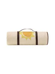 CAMEL CROWN Portable Foldable Beach Mat, Waterproof Sandproof Moisture-Proof Outdoor Picnic Cushion For Spring & Autumn Outings, Lawn & Seaside Use - Playful Penguin - View 2