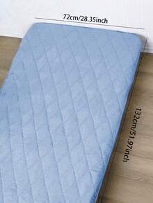 1pc Optional Color & Size Diamond Pattern Baby Waterproof Mattress Protector Fitted Sheet, Washable Soft Skin-Friendly Breathable Machine Washable Toddler Bed Mattress Cover - Multicolor - View 15