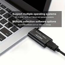 Capture Stunning 1080P Video High-Quality USB Connector, Suitable For HDTV Capture Device HDTV Video Capture Card - Capture And Stream LiveMedia. Video Conferencing, Gaming And Compatible With PC And More! - View 7