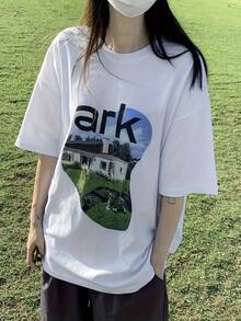 Women T-Shirts - 白色 - 查看 4
