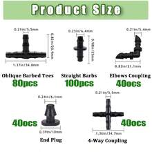 Konektor Tee Berduri untuk Selang Irigasi Tetes 1/4", Cocok untuk Selang Irigasi Tetes 1/4", Dirancang Khusus untuk Sistem Irigasi Tetes atau Semprotan. - pipa irigasi tetes - View 18