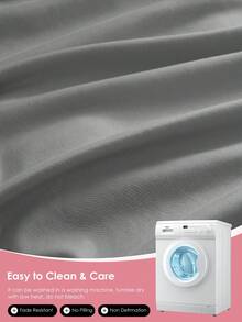 2/3pcs Solid Color Fitted Sheet Mattress Protector Cover, Deep Pocket Bed Sheet, Soft & Breathable, Suitable For All Bed Sizes - Twin, Full, Queen, King, 9-12 Inches/25cm Deep Pocket, Machine Washable, Gray - Grey - View 7