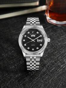 A Business Watch For Professional Men-The Perfect Choice For All Kinds Of Business Meetings And Dinners - Silver - View 12