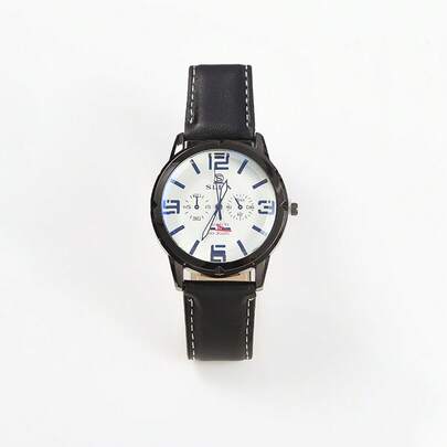 Minimal Business Casual Multi Sub-Dial Chronograph Men Watch Large Number For Daily Work Travel Dating Precise Timing Versatile Gentleman Wrist Timepi