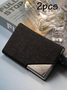 Porta Tarjetas de Visita Personalizado con Nombre, Estuche Porta Tarjetas de Visita Personalizado, Organizador de Tarjetas de Visita Personalizado, Porta Tarjetas de Visita de Cuero Personalizable, Regalos de Cumpleaños, Regalos del Día de San Valentín, Unisex, Moda, Portátil, Padre, Jefe, Colega, Madre, Amigo - Estilo A - Ver 11