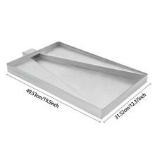 YUNRUX Stainless Steel Grill Drip Tray Outdoor Grill Accessory Drip Pan - A - View 2