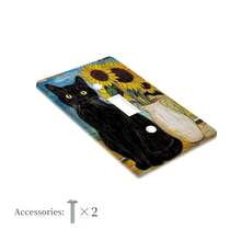 1pc Sunflower Light Switch Plate Cover 1Gang/2Gang Decorative Receptacle Switchplate Kitchen, Use Without Electricity - Single Toggle 11cm*7.5cm - View 3