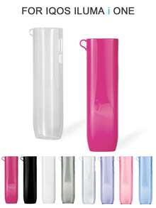 BLBLBL 1STE All New Solid Color Minimalist Transparent TPU Soft Material Protective Case With Hanging Hole FOR IQOS ILUMA I ONE + One Replacement Tool, Wear-Resistant Lightweight TPU Material Anti-Drop Anti-Scratch Full Hand Feel Non-Slip, Suitable For Daily Use - Transparent Version - View 12
