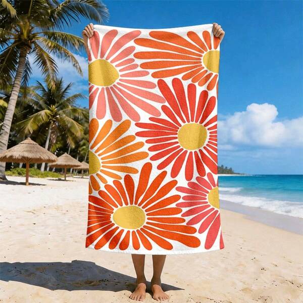 1pc Summer Microfiber Beach Towel Beach Towel Sand Free Beach Towel Lightweight Towel Pool Towel Travel Towel