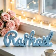 1Pc Custom 3D Printed Name Sign,Personalized Your Name,Stylish & Unique Design,Perfect For Home Decor,Birthdays,Wedding,Housewarming,Special Occasions - Multicolor - View 5
