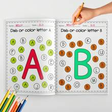 Children's Alphabet Skills Development Workbook, Includes Fun Activities For Learning Letters, Pronunciation And Early Vocabulary | Coloring-Tracing-Writing Pages, Letter Recognition Games, Phonics Practice, Matching Worksheets And Fine Motor Skills Training For Preschool And Kindergarten - Alphabet Learning Workbook - View 8