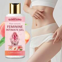 SUMIFANG 100ml Peach Plant-Based Intimate Care Gel – Keeps Intimate Area Fresh And Clean; Gentle Cleansing With Plant-Based Formula; Suitable For All Skin Types - View 3