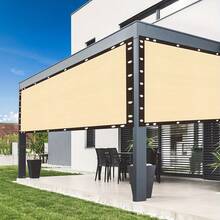 Outdoor Plant Sunshade Net, Sunshade Net Copper Fasteners, High-Density Reinforced Corner Sunshade Fabric, Evenly Woven, Anti-Ultraviolet And Breathable, Suitable For Pavilions, Terraces, Greenhouses, Lawns And Dog Houses - Yellow - View 5